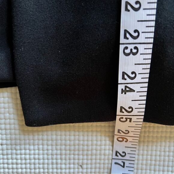 Krisa Revolve Blazer Womens Black Ponte Open & Hook Eye Closure Short Ja… - Picture 9 of 14
